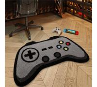 Scoseptzy Game Controller Area Rug, Machine Washable, Non-Slip, Black, One Size, Modern, Home Decor, Gaming