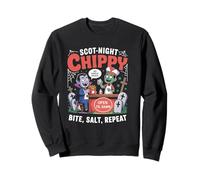 Scot-Night Chippy Funny Halloween Foodie Sweatshirt
