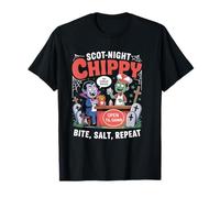 Scot-Night Chippy Funny Halloween Foodie T-Shirt