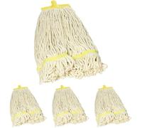 Scot Young L887 Kentucky Mop Head, 16 oz., Cotton, Yellow (Pack of 4)