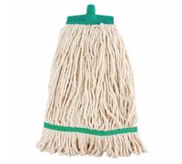 Scot Young SYR Kentucky Mop Head in Green Made of Loop Cotton Colour Coded