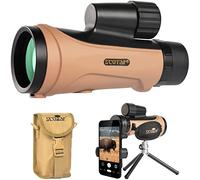 Scotar 12x50 Monocular Telescope - FMC Fogproof, IP67 Waterproof Hand Held Telescope - BAK4 Phase and Dielectric Coated Prism - Adventure Accessories Set: Bag, Smartphone Adapter, Mini Tripod