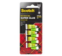 Scotch 0.5g Single Use Super Glue No - Run Gel (Pack of 4)