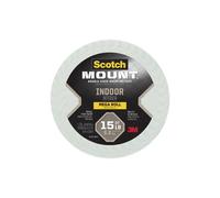 Scotch 0.75 x 350 in. Mount Double Sided Mounting Tape, White