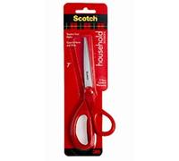 Scotch Universal Scissors Suitable for right- and left-handed users 180 mm Stainless Steel Red 1407