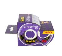 Scotch 19 mm x 16.5 m Gift Wrap Tape 3 Dispenser