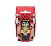 Scotch Box Lock Packaging Tape 195-EF, 48 mm x 20.3 m, 1 Roll with Dispenser
