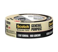 Scotch 24-Rolls of 1.41" x 60 Yds 3M 2020-36AP Tan Contractor Grade Masking Tape