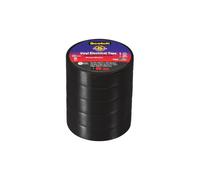 Scotch 24413-BA-6 0.75 in. Vinyl Electrical Tape Black -