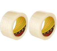 Scotch 28280 Classic Clear Packing Tape. Easy To Unwind Box Sealing Tape. Ideal for Sealing Boxes and Parcels. 6 Rolls (Pack of 2)