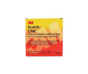 Scotch 41717-BX-10 Linerless Rubber Splicing Tape 0.75 in. x 30 ft. - Black