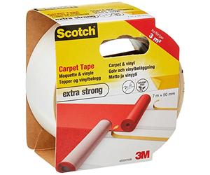 Scotch 4202750B Extra Strong Carpet Tape - White