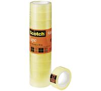 Economy Transparent Tape 550-8 Rolls - 19 Mm X 33 M - General Purpose Clear Tape