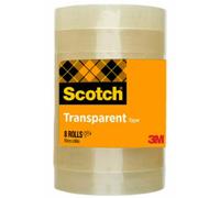 Scotch 7100213204 stationery tape 66 m Acrylic, Polypropylene (PP) Transparent 8 pc(s)