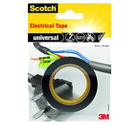 Scotch 712670 Electrical Tape Black (10m x 15mm)