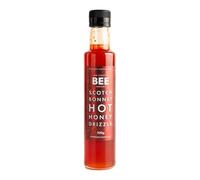 Scotch Bonnet Hot Raw Honey Drizzle - 200g | Locally Sourced Scottish Pure Honey Infused with Scotch Bonnet Peppers | 2024 Great Taste Award Winner | Perfect for Pizza, Chicken, BBQs