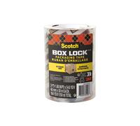 Scotch Box Lock Packaging Tape, 3 Rolls, 48 mm x 50 m - Strong Clear Packing Tape, Ideal for Shipping Christmas Gifts and Presents