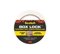 Scotch Box Lock Packaging Tape, 1 Roll, 48 mm x 50 m - Strong Clear Packing Tape, Ideal for Packing Boxes and Parcels