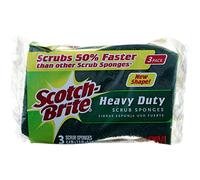 Scotch Brand - FBA_HD3 Scotch-Brite Heavy Duty Scrub Sponge, 3 Sponges Total