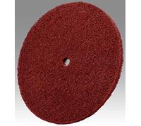 Scotch-Brite 16030 High Strength Disc, 10" x 3/4" A VFN, Maroon