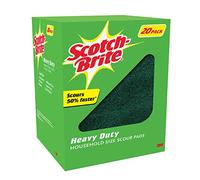 Scotch Brite 3M Heavy Duty Scouring Pads 6"X 9" Heavy Duty Scouring Power Of Scotch-Brite (20 Pack)