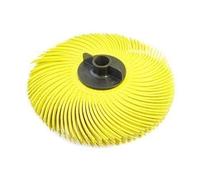 Scotch-Brite 3M Radial Bristle Brush 75MM (3 Inch) 80g Yellow, Reusable Screw Centre