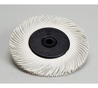 Scotch-Brite 60457 Radial Bristle Brush Replacement Disc, T-C 120 Refill, 6 in with Keyway, White