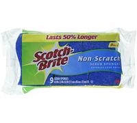 Scotch-Brite Scrub Sponge, Non-Scratch, 9-Count (Pack Of 2)
