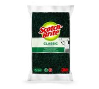 Scotch-Brite Classic Scrub Sponge - Heavy Duty Cleaning Sponge For Grease & Burnt-On Food - Durable Scouring Pad Sponge