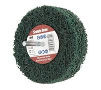 Scotch-Brite Clean and Strip XT Pro Extra Cut Disc XC-ZS, 100 mm x 13 mm x 6 mm, A XCRS, Green, 1 per Package