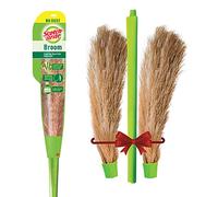 Scotch-Brite Combo | No-Dust Broom, Long Handle, Easy Floor Cleaning (Multi-Use) | 1 Additional Refill Head