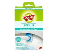 Scotch-Brite Disposable Toilet Scrubber Refills, Removes Rust & Hard Water Stains, 10 Disposable Refills Blue