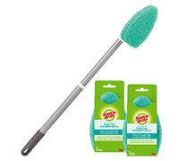 Scotch-Brite Extendable Tub & Tile Scrubber Kit, Includes 1 Handle and 3 Non-Scratch Scrubber Pads