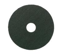 Scotch-Brite Floor Pad, Green, 432 mm | pack of 5 | for scrubbing | reusable pad, washable, resists clogging and loading | for good gloss improvement