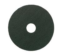 Scotch-Brite Floor Pad, Green, 457 mm | pack of 5 | for scrubbing | reusable pad, washable, resists clogging and loading | for good gloss improvement