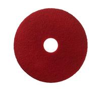 Scotch-Brite Floor Pad, Red, 356 mm, pack of 5, for cleaning and buffing