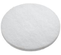 Scotch-Brite Floor Pad, White, 356 mm | pack of 5 | for dry polishing and buffing | reusable and washable polishing pad resists clogging and loading