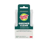 Scotch-Brite Greener Clean Non-Scratch Scrubbers, Multicolor, 18 Pads