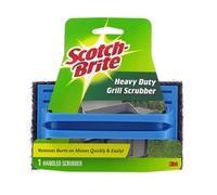 Scotch-Brite Heavy Duty Grill scrubber with handle 010088