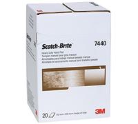 Scotch-Brite Heavy Duty Hand Pad 7440, 152 mm x 228 mm | CRS, 20 per Package