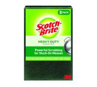Scotch-Brite Heavy Duty Scour, Cast Iron, Green, 8 Pads