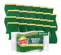 Scotch-Brite Heavy Duty Scrub Sponges, for Washing Dishes and Cleaning Kitchen, 24 Scrub Sponges