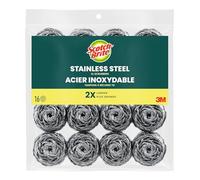 Scotch-Brite, Stainless Steel, 16 Scrubbers