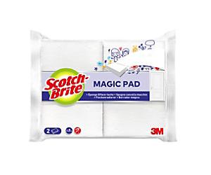 Scotch-Brite Magic Pad Sponge 11 x 2.7 x 15.1 cm White Pack of 2