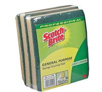 Scotch -Brite No 74 Professional General Purpose Sponge Scourer 6pk Scotch Multicolor