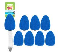 Scotch-Brite Non-Scratch Dishwand Kit, Includes 1 Wand & 8 Refill Pads, Keep Hands Out of the Mess