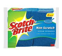 Scotch-brite Non-scratch Scrub Sponge 524-T-12, 4-Count (Pack of 3)