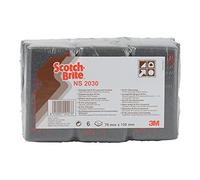 Scotch-Brite NS2030 Black Hi Pro Heavy Duty Scouring Pad, 70mm x 130mm, Pack of 6
