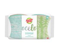 Scotch-Brite ocelo Everyday Sassy Scrub Sponges: 4-pack (Multicolored) / 4-pack