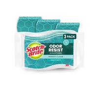 Scotch-Brite Scrub Dots Heavy Duty Sponge, Powerful Scrubbing, Rinses Clean, for Washing Dishes and Cleaning Kitchen, 3 Scrub Sponges